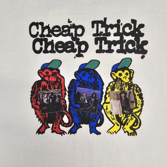 Vintage Cheap Trick Shirt XL 1998 Tour Rock Band Tee 90s Vtg - Picture 3 of 8